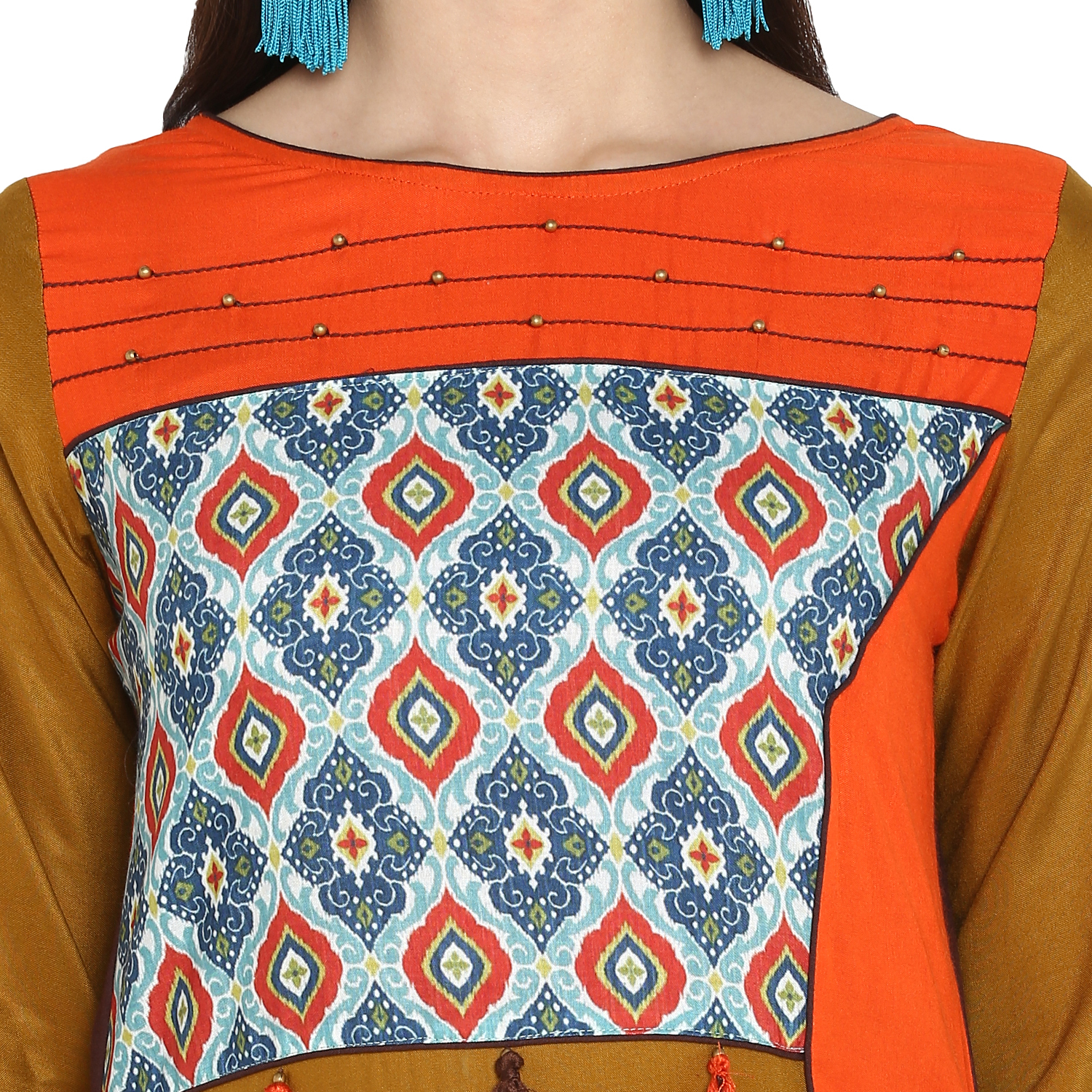 Rayon Kurtis - Rayon Material, Size Xs To Xxxl, Color Green, 3-4th Sleeve Style | Ethnic Wear For Ladies