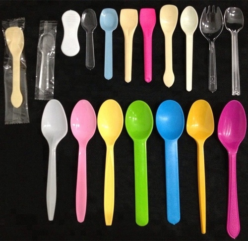 Colorful Corn Starch Ice Cream Spoon