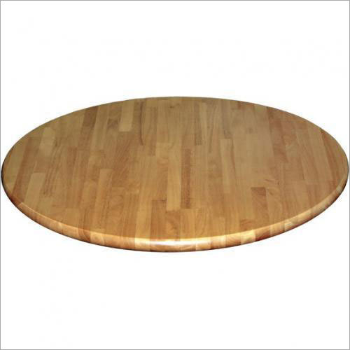 राउंड सॉलिड वुड टेबल टॉप्स