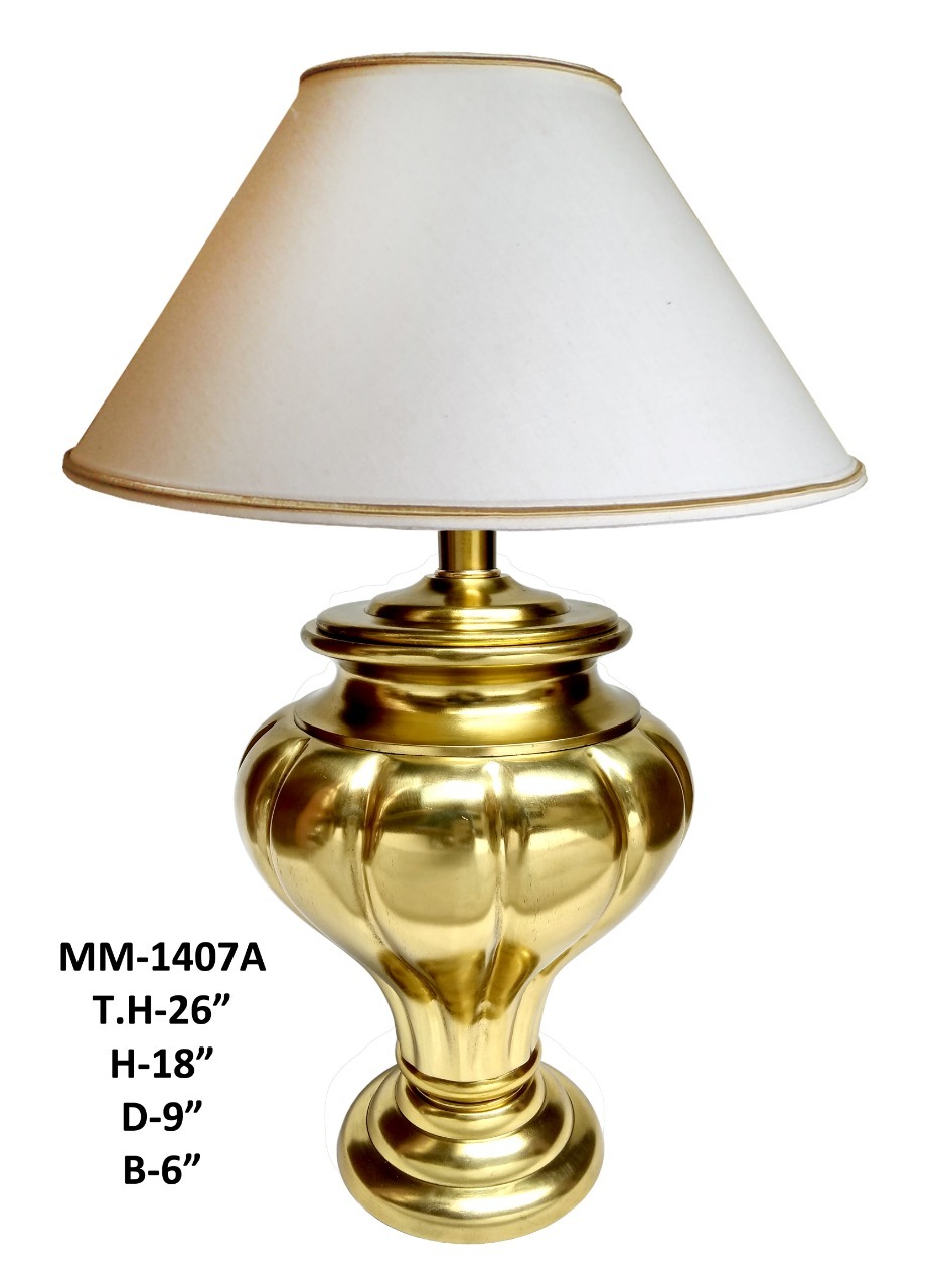 Silver & Black Set Of Three Home Decorative Table Lamp With Leaf