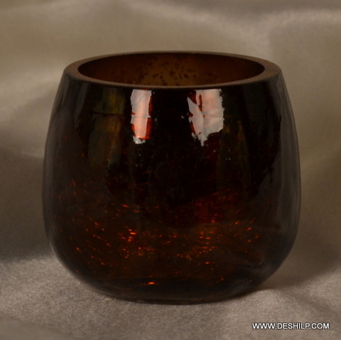 ग्लास टी-लाइट कैंडल होल्डर