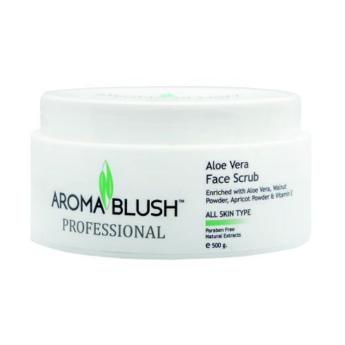 Aloe Vera Face Scrub - Gentle Formula Nourishes Skin With Fresh Aloe Vera Extracts Unclogs Pores And Diminishes Fine Lines