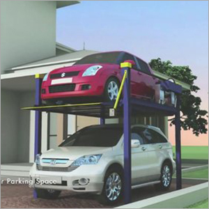 Car Parking Lift - Steel, 2.5m x 5m Platform Size | 2000 kg Load Capacity, Hydraulic System, Remote Control, Emergency Stop Button