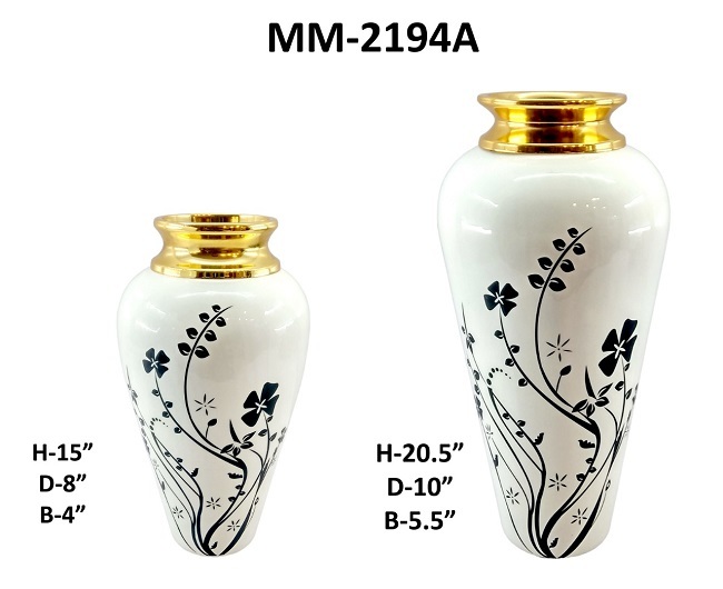Aluminum Plate Pooja Item With Brass Flower Leaf Size: H-15" Pl-11"- 8" B- 5.75"