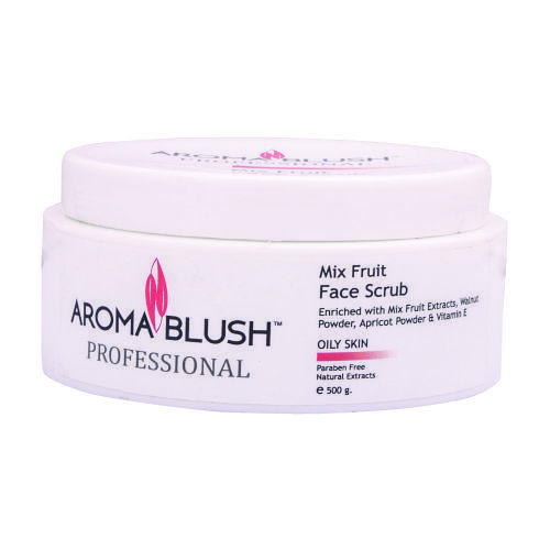 Mix Fruit Face Scrub - Gentle Formula With Vitamin Enrichment | Unclogs Pores, Fights Blemishes, Softens Skin