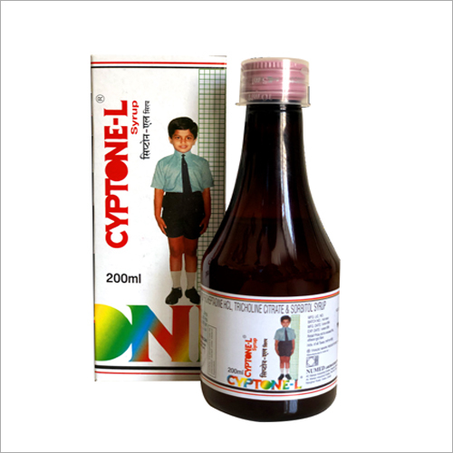 साइप्रोहेप्टैडिन HCL.IP, ट्राइकोलिन साइट्रेट और सोर्बिटोल सिरप