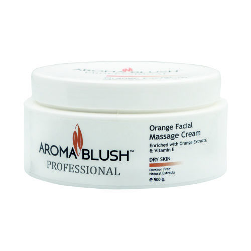 Orange Face Massage Cream - Gentle Cream For Dry Skin Nourishment | Free From Harmful Chemicals, Enriched With Vitamins, Easy To Use