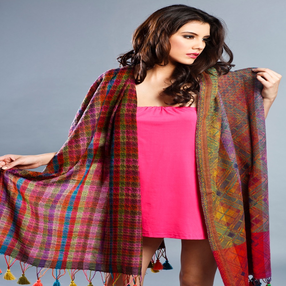 Many Designer Boil Wool Shawls
