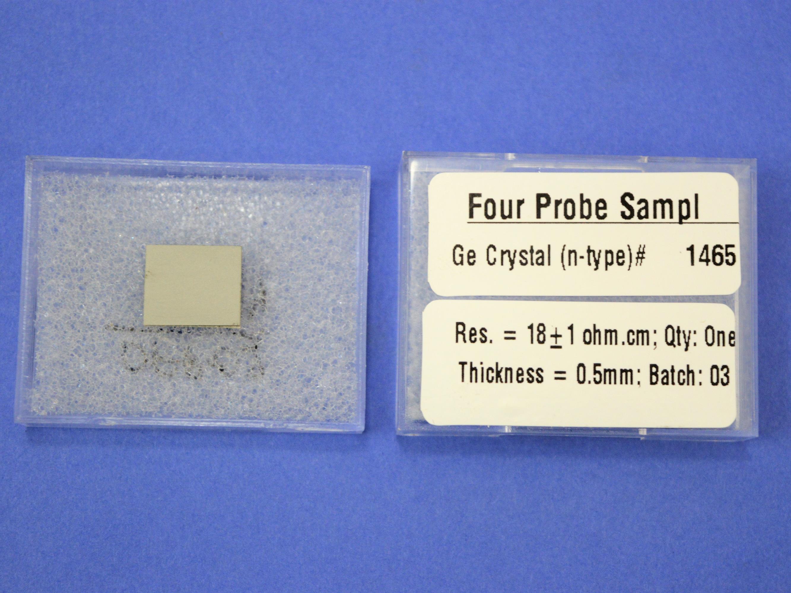 Four Probe Method, Dfp-03 (Advance Model) Application: Laboratory Experiment
