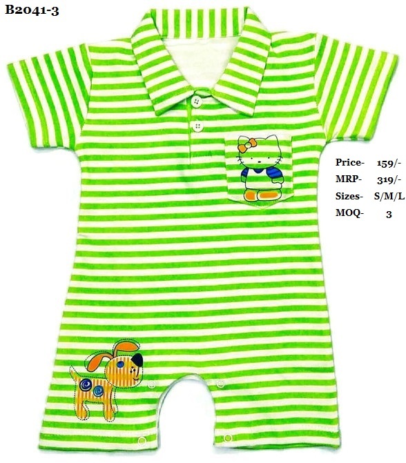 Cotton Rompers - Sizes S, M, L | Unisex, Trendy, Washable For Ages 0-3 Yrs, Perfect For Summer