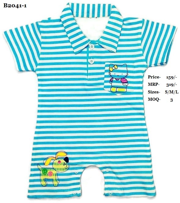 Cotton Rompers - Sizes S, M, L | Unisex, Trendy, Washable For Ages 0-3 Yrs, Perfect For Summer
