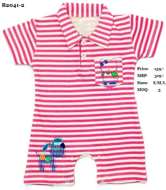 Cotton Rompers - Sizes S, M, L | Unisex, Trendy, Washable For Ages 0-3 Yrs, Perfect For Summer