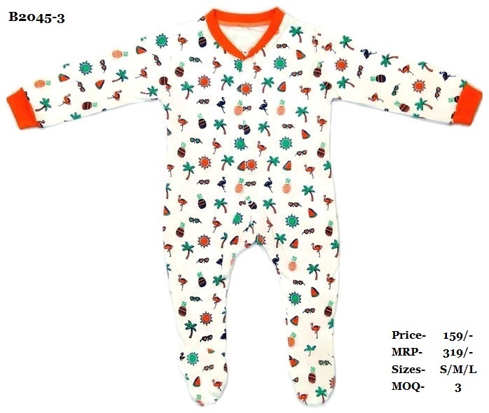 Rompers - Cotton Unisex Summer Wear For Ages 0-3 Yrs | Washable, Available In Sizes S, M, L, Stylish Western Design