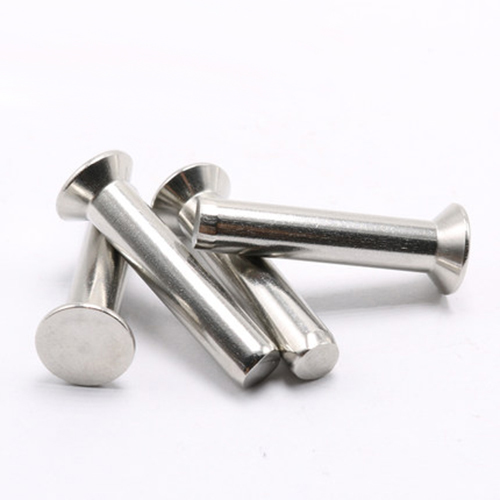 Solid Rivets - Stainless Steel, 5-10 Grams , Silver Color, Self-drilling Design For Secure Fastening Applications