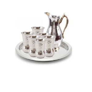 Handmade Silver Plated Pure Brass Lemon Set - Customized Size, Silver Color | Corporate Gift For Home Decoration By Otto International