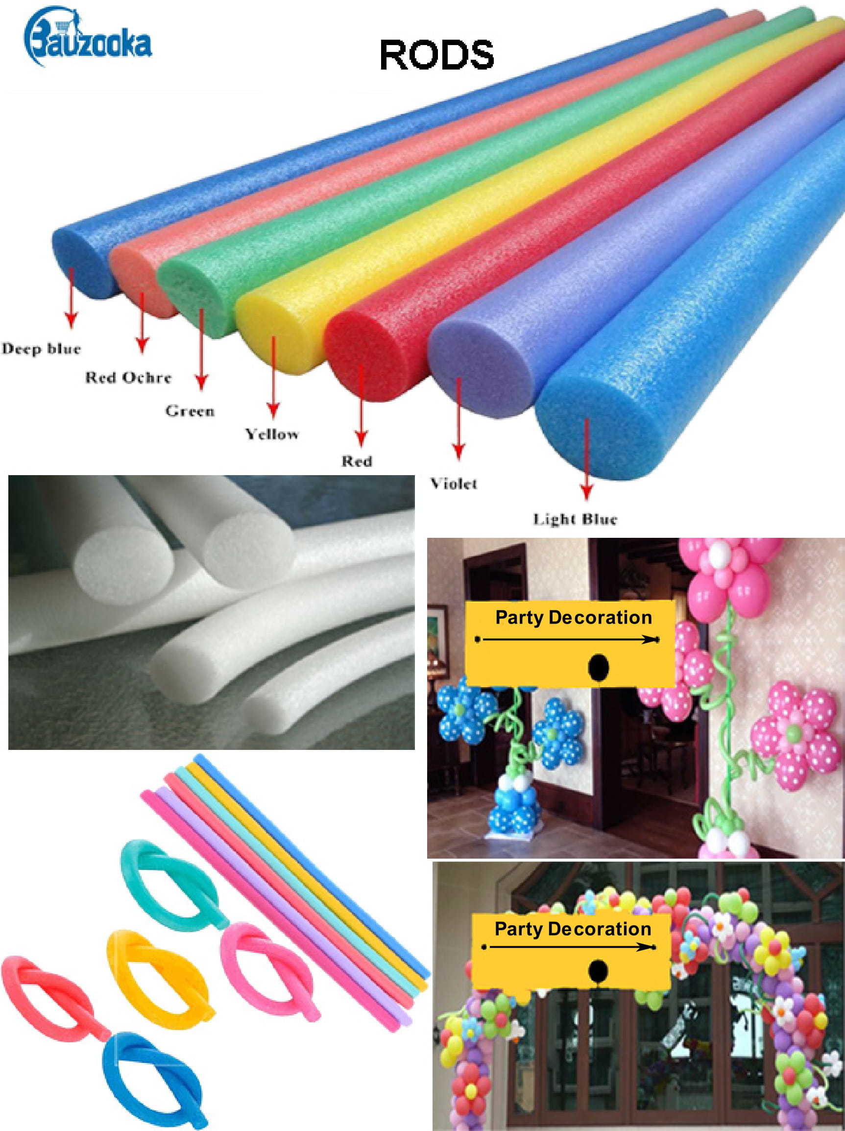 Dura Rods - Closed Cell Polymer Foam Filler, 20mm Thickness - Strong Bonding For Sealants, Available In Various Colors, Circular Profile
