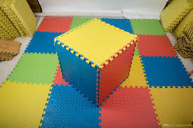 Red And Blue Interlocking Mats
