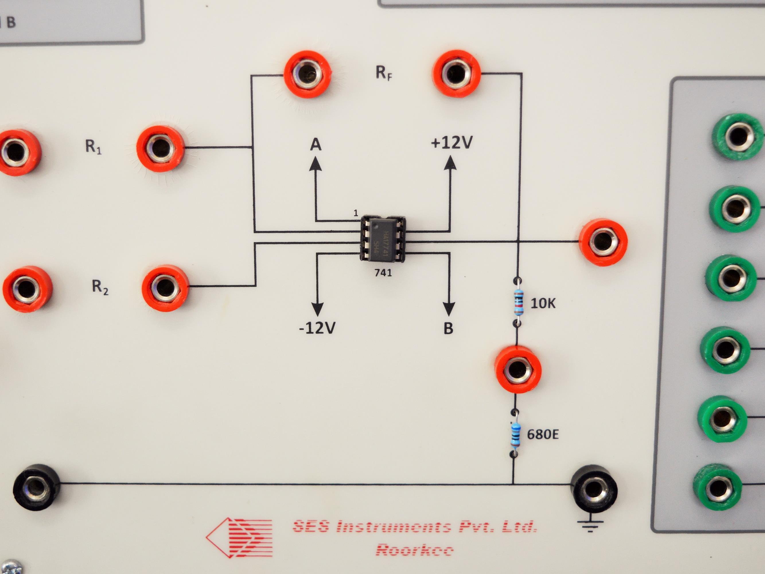 Grey Basic Operational Amplifier, 741-01