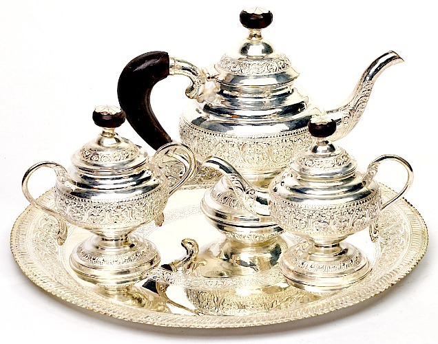 Piece Solid Brass Tea Set Made In India Size: As Per Buyer Requirement