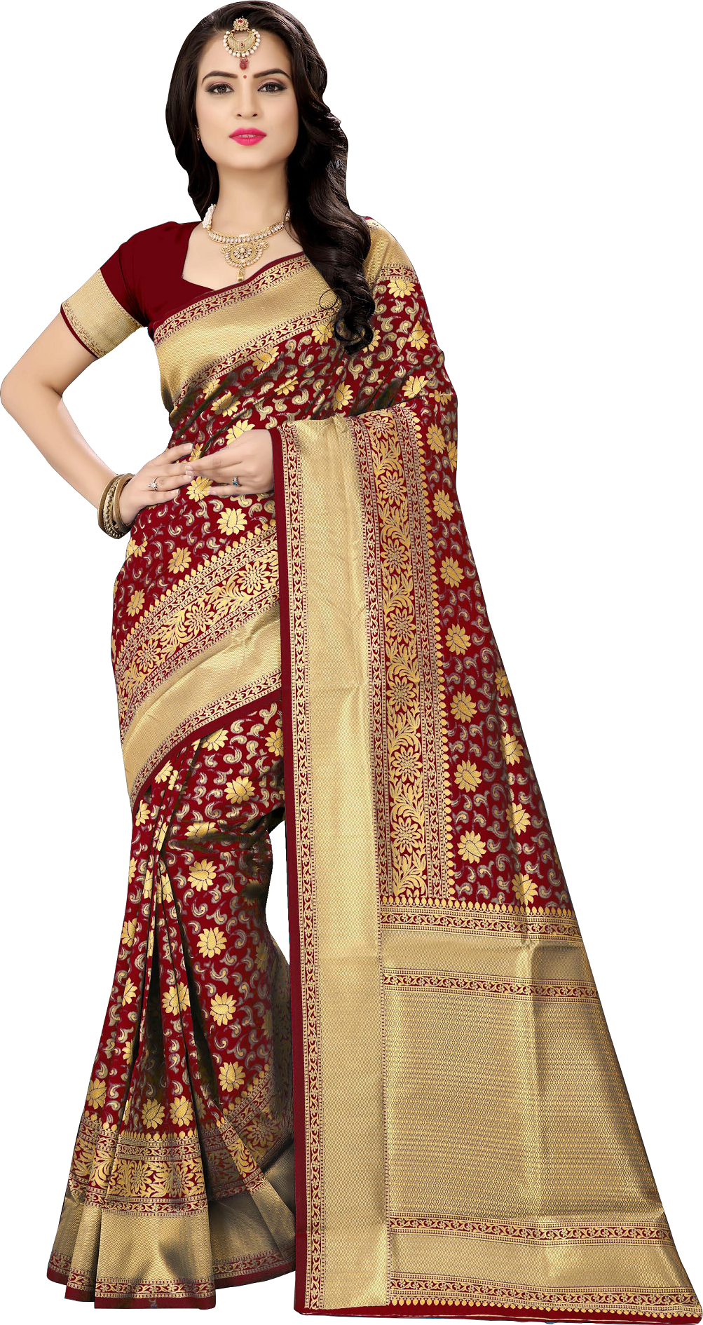 Six Color Silk Saree