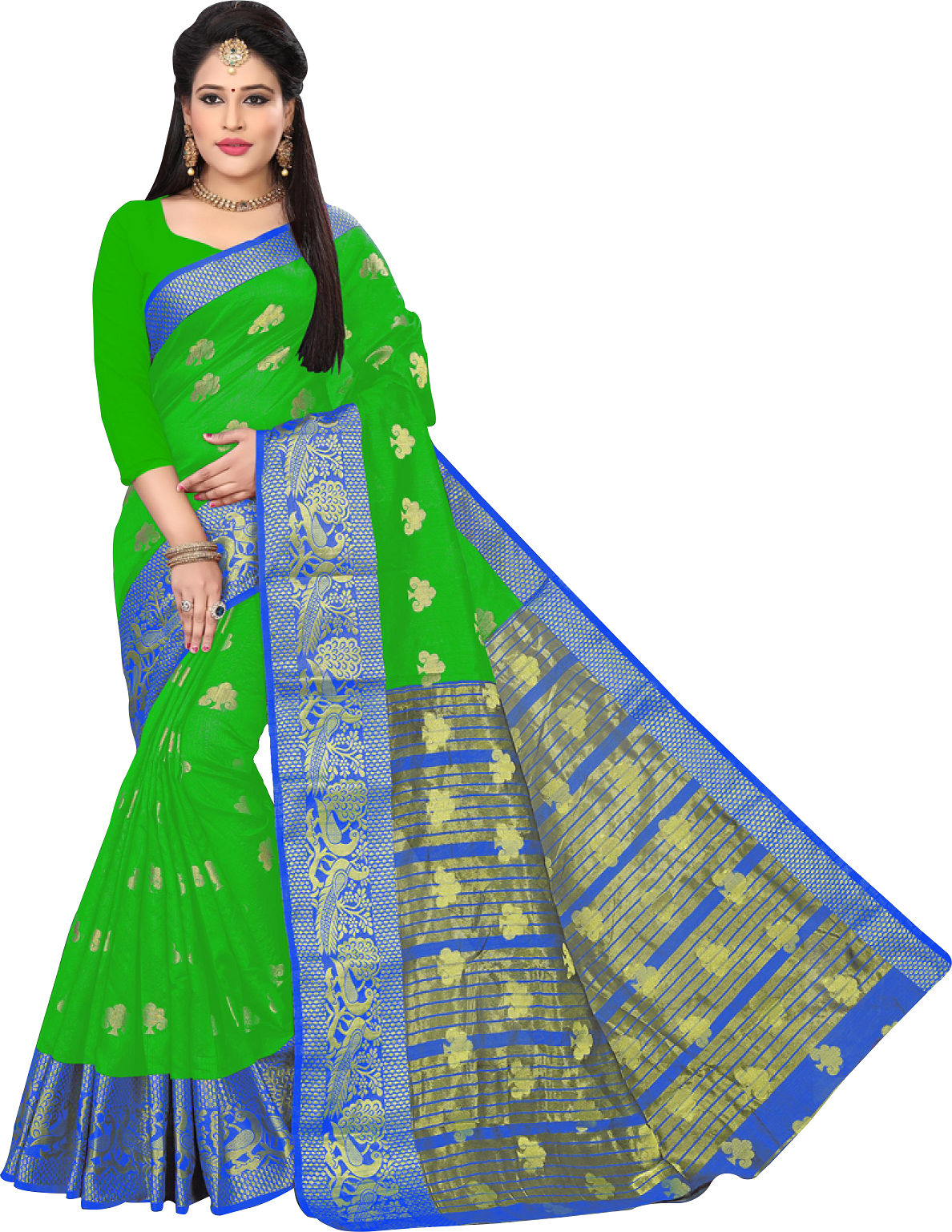 Four Color Silk Saree