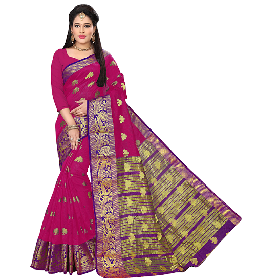 Four Color Silk Saree