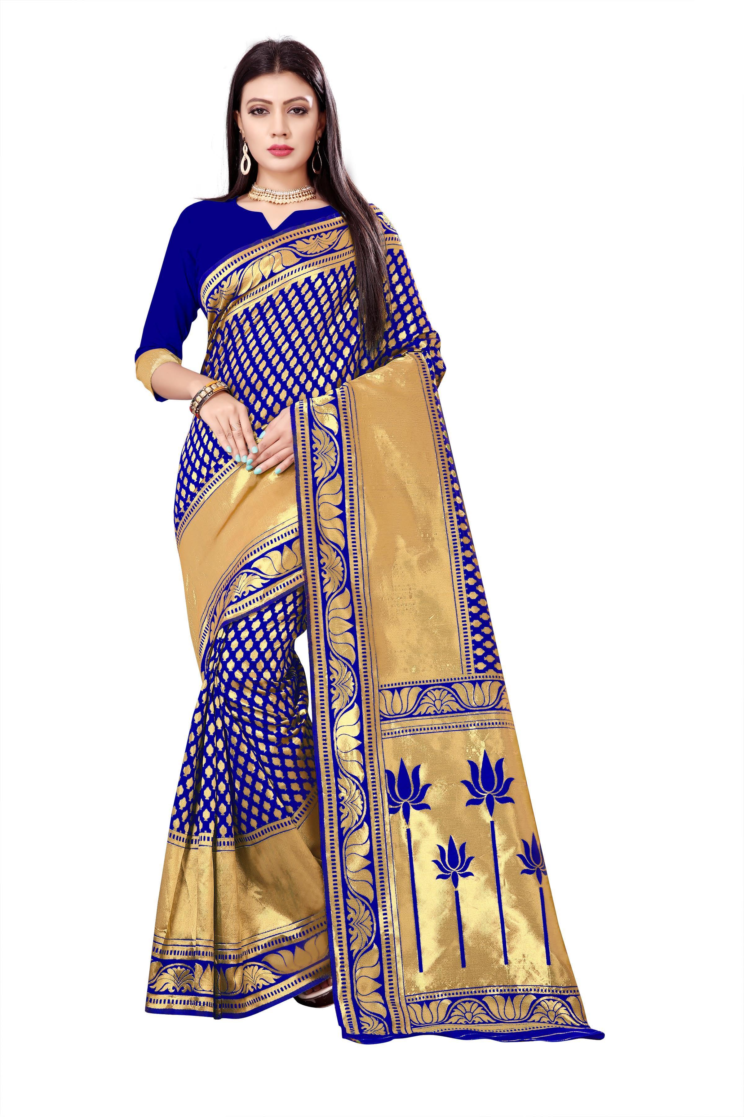 Six Color Silk Saree