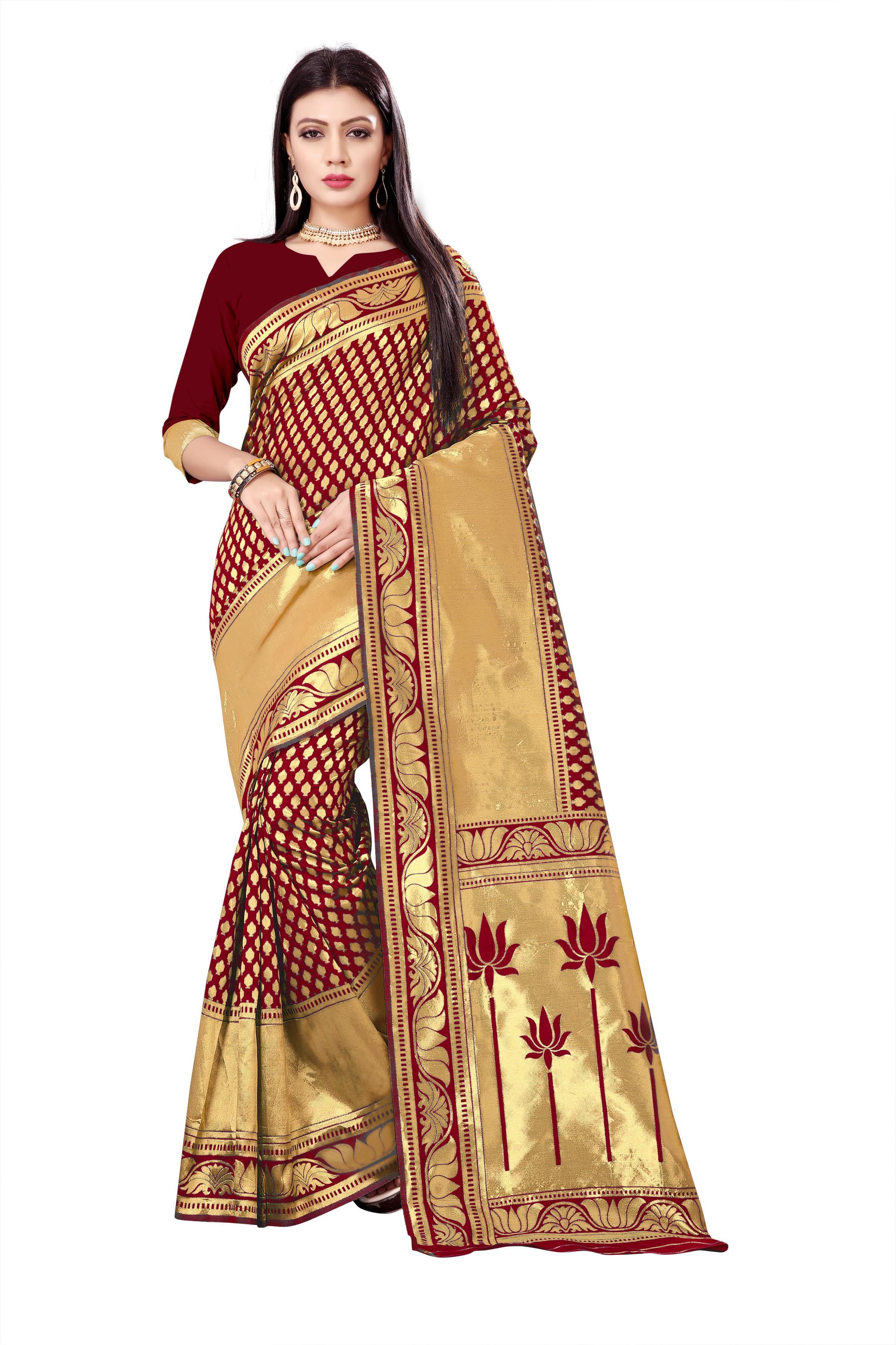 Six Color Silk Saree