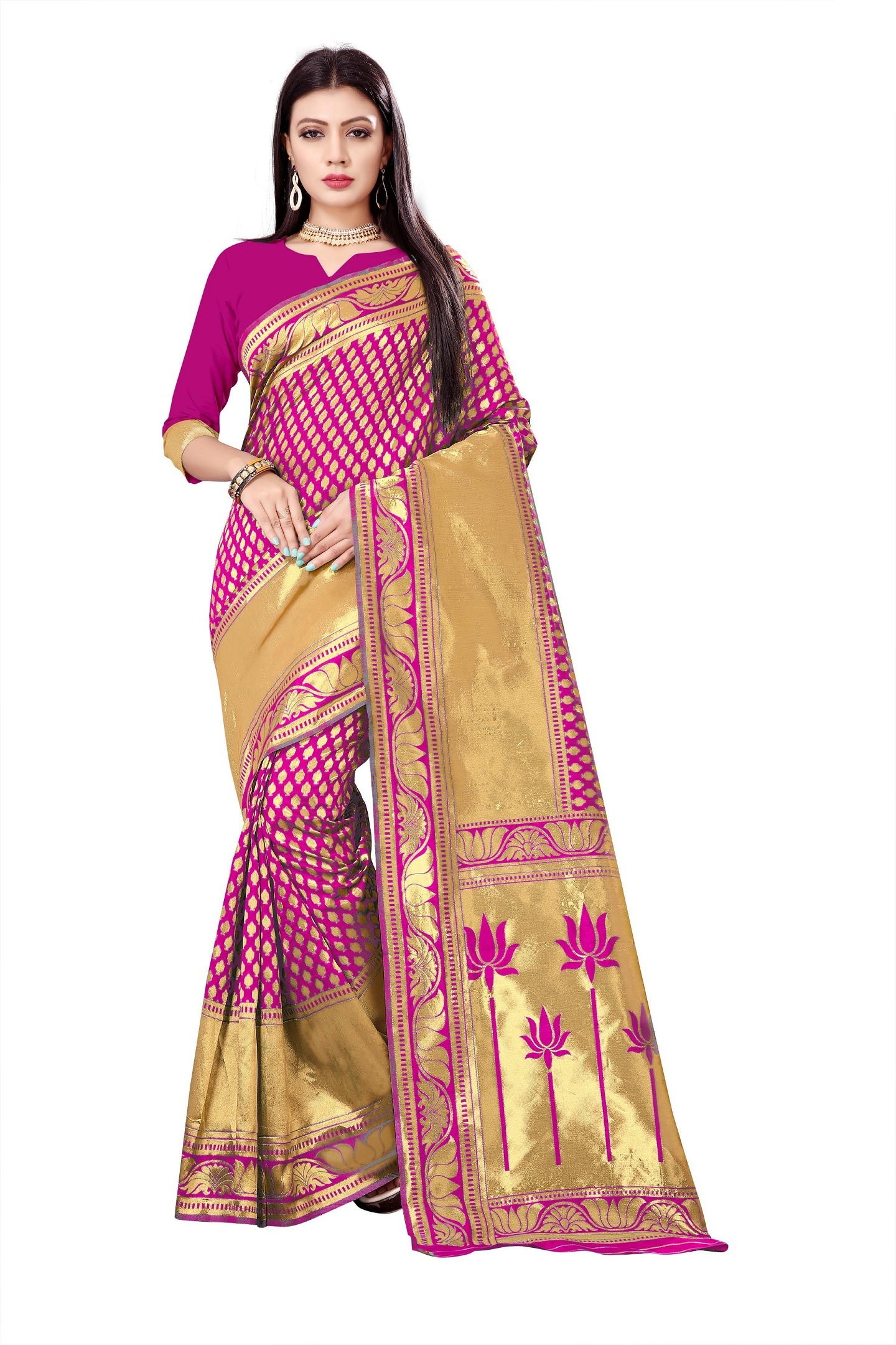 Six Color Silk Saree