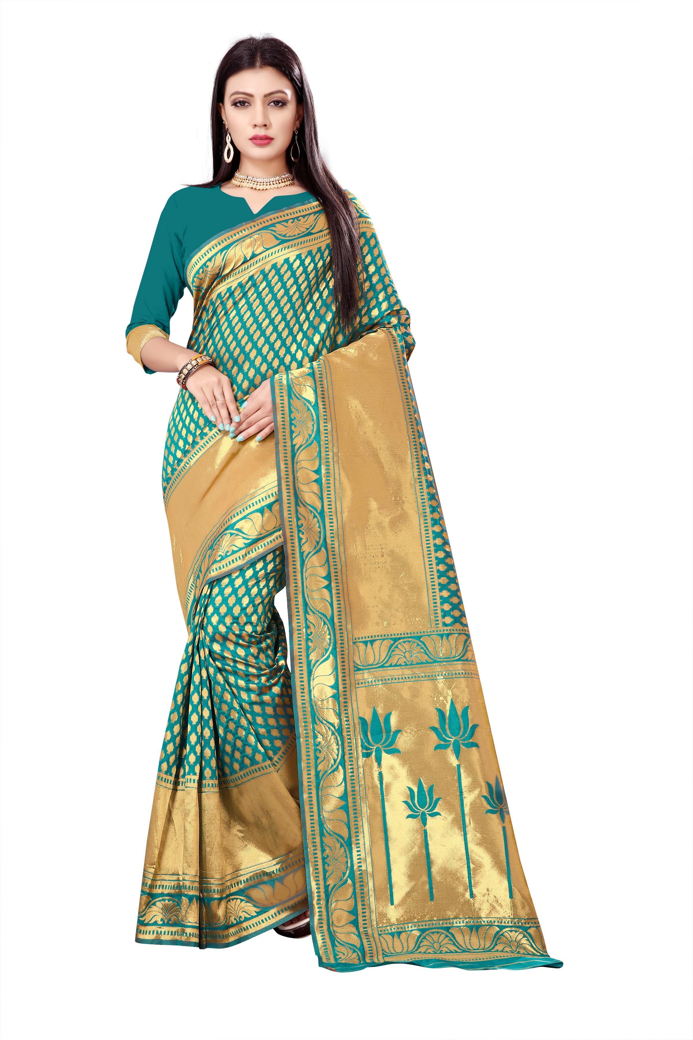 Six Color Silk Saree