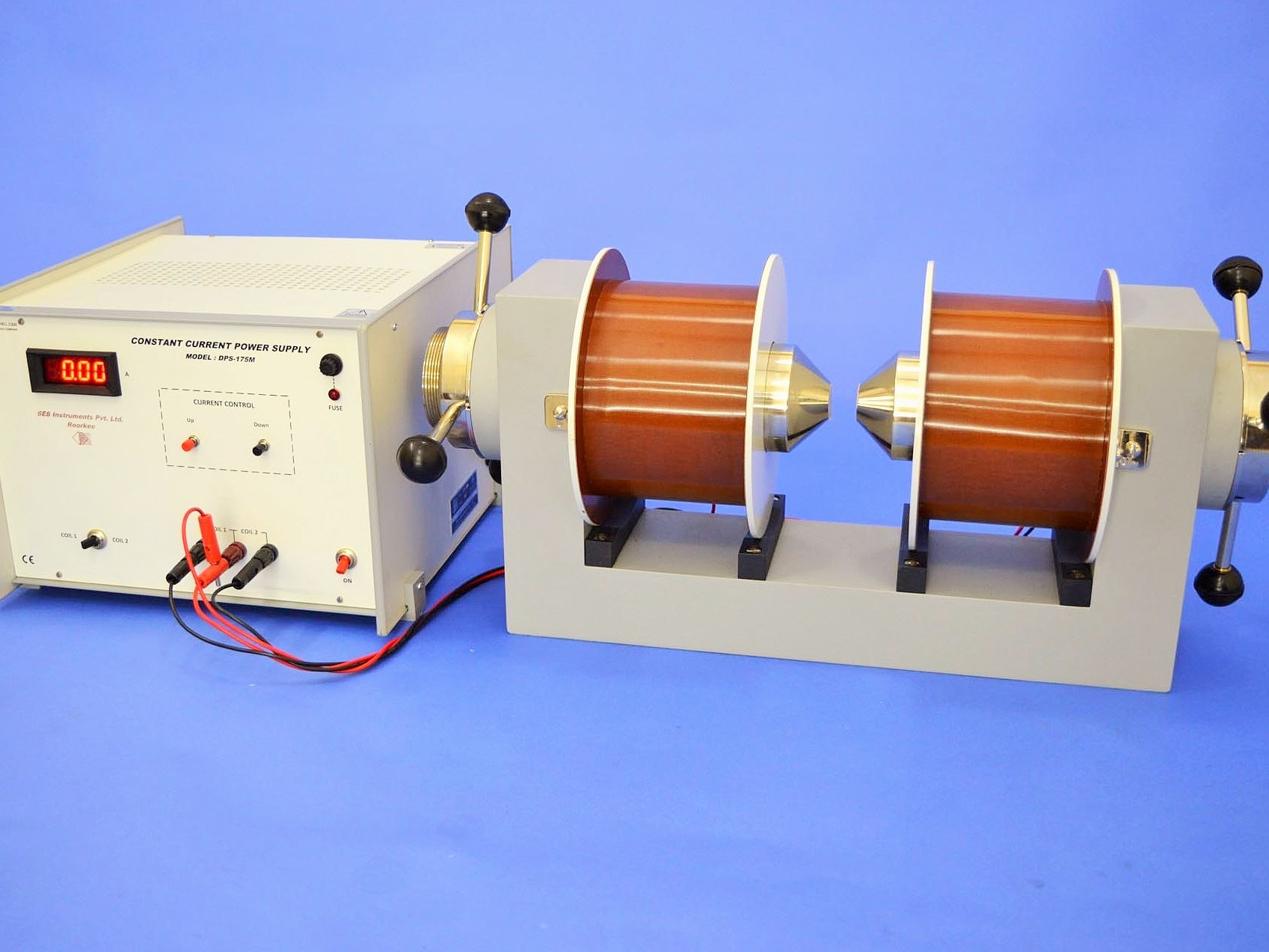 Electromagnet & Power Supply, Emu-75 & Dps-175m Application: Laboratory Experiment