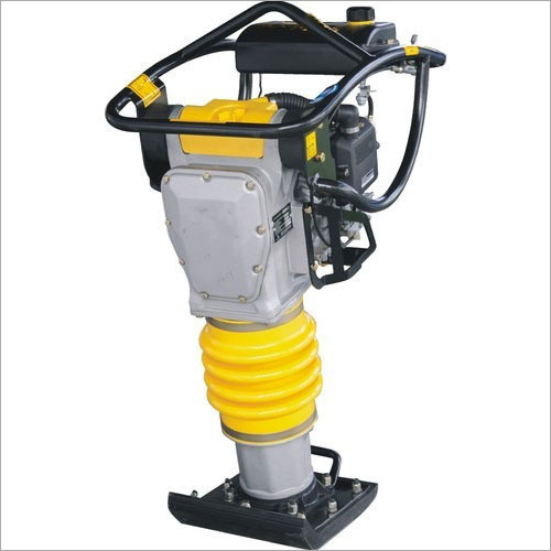 Tamping Rammer - Aluminium Die Casting Body, 300x300 mm Plate Size | Honda GX160 Engine, 5.5 HP, 300 mm Compaction Depth, 20 KN Impaction Force