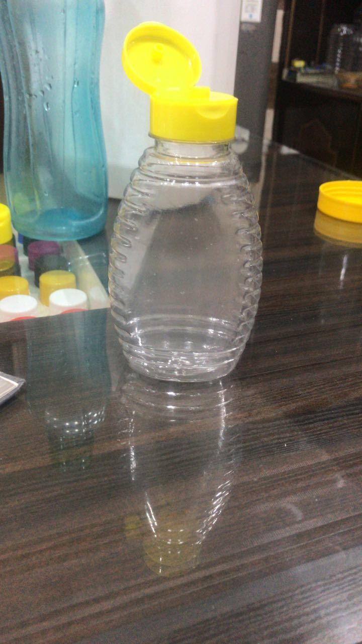 Tranparent Pet Honey Jars