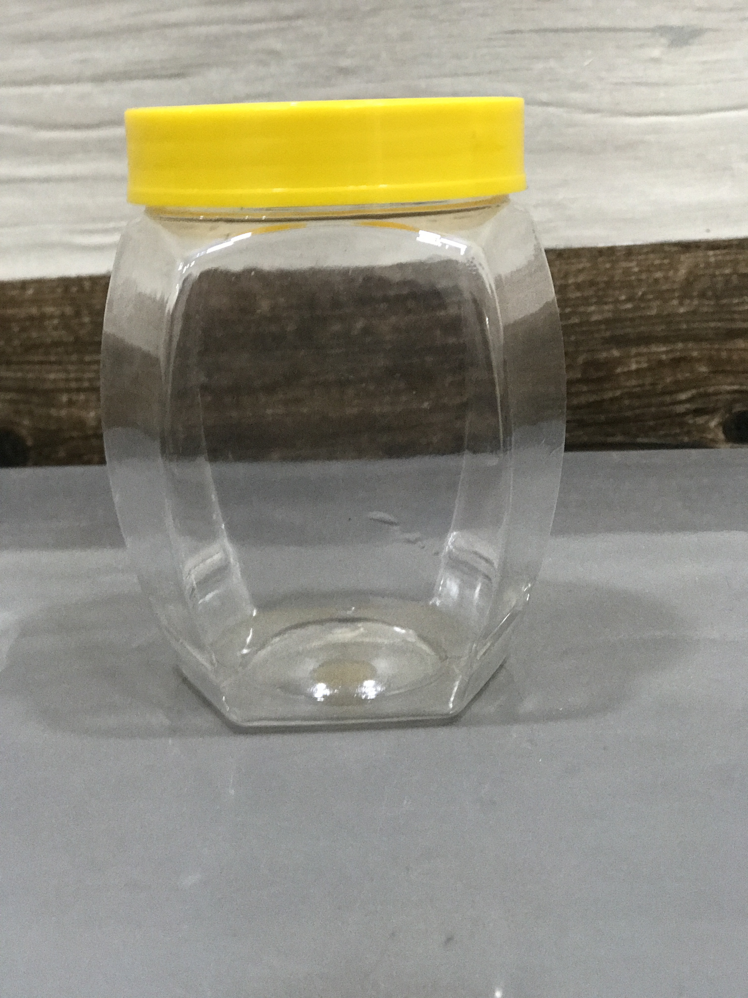 Tranparent Pet Honey Jars