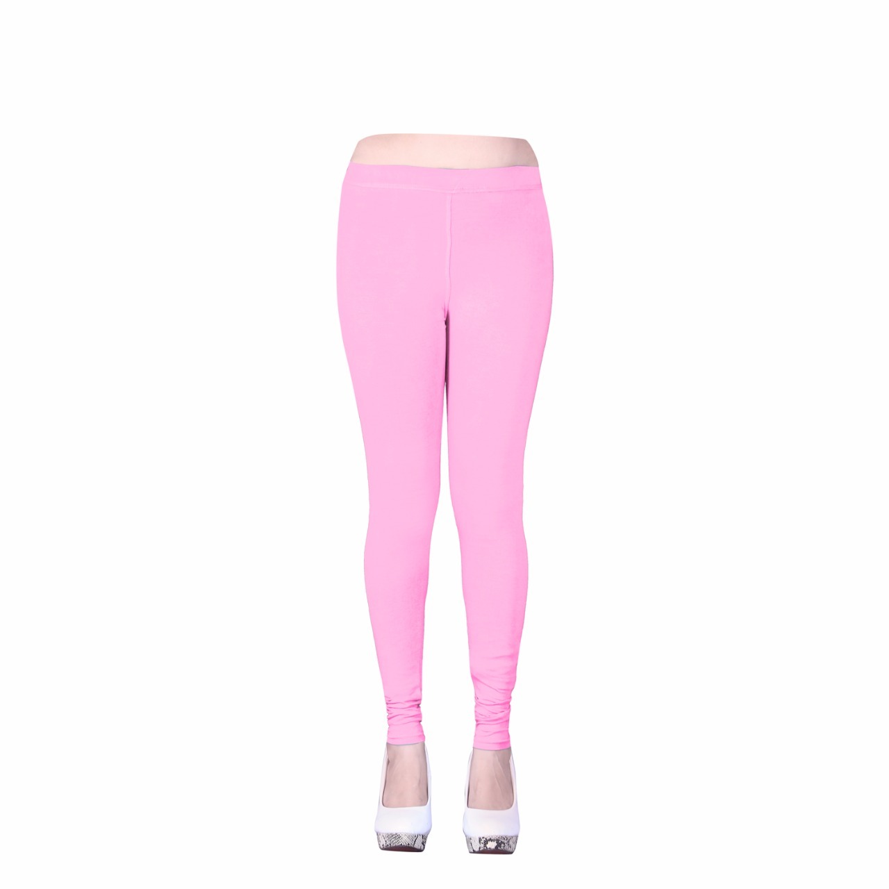 Trifoi Stretchable Leggings - Cotton Material, Plain Pattern | 4-way Stretch Design With 1 Month Fabric Warranty