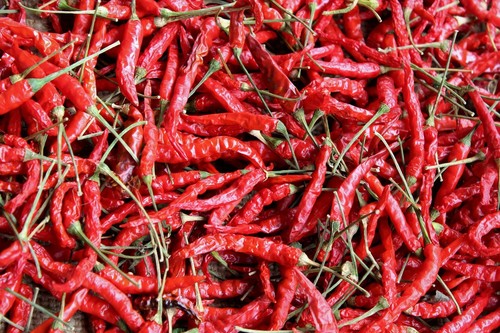 Red Chilli - Whole Dried Red Pepper, Stick Shape , Intense Heat & Color for Curries and Sauces