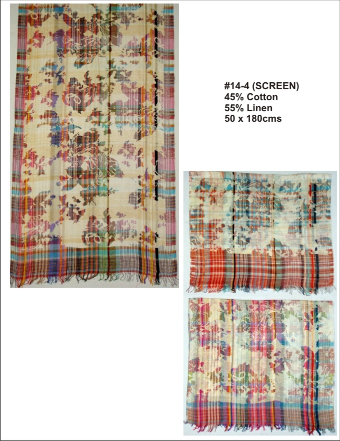 Many Cotton Linen Shawls