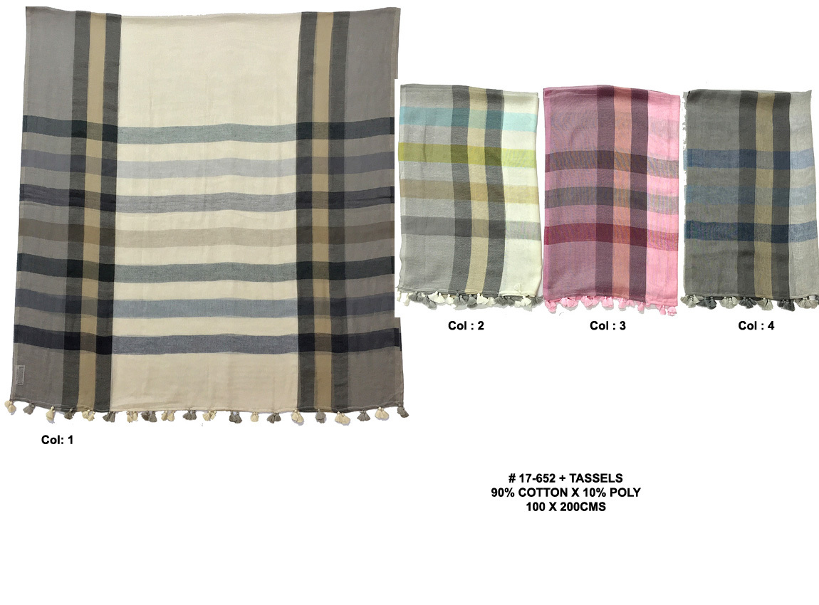 Many Cotton Linen Shawls