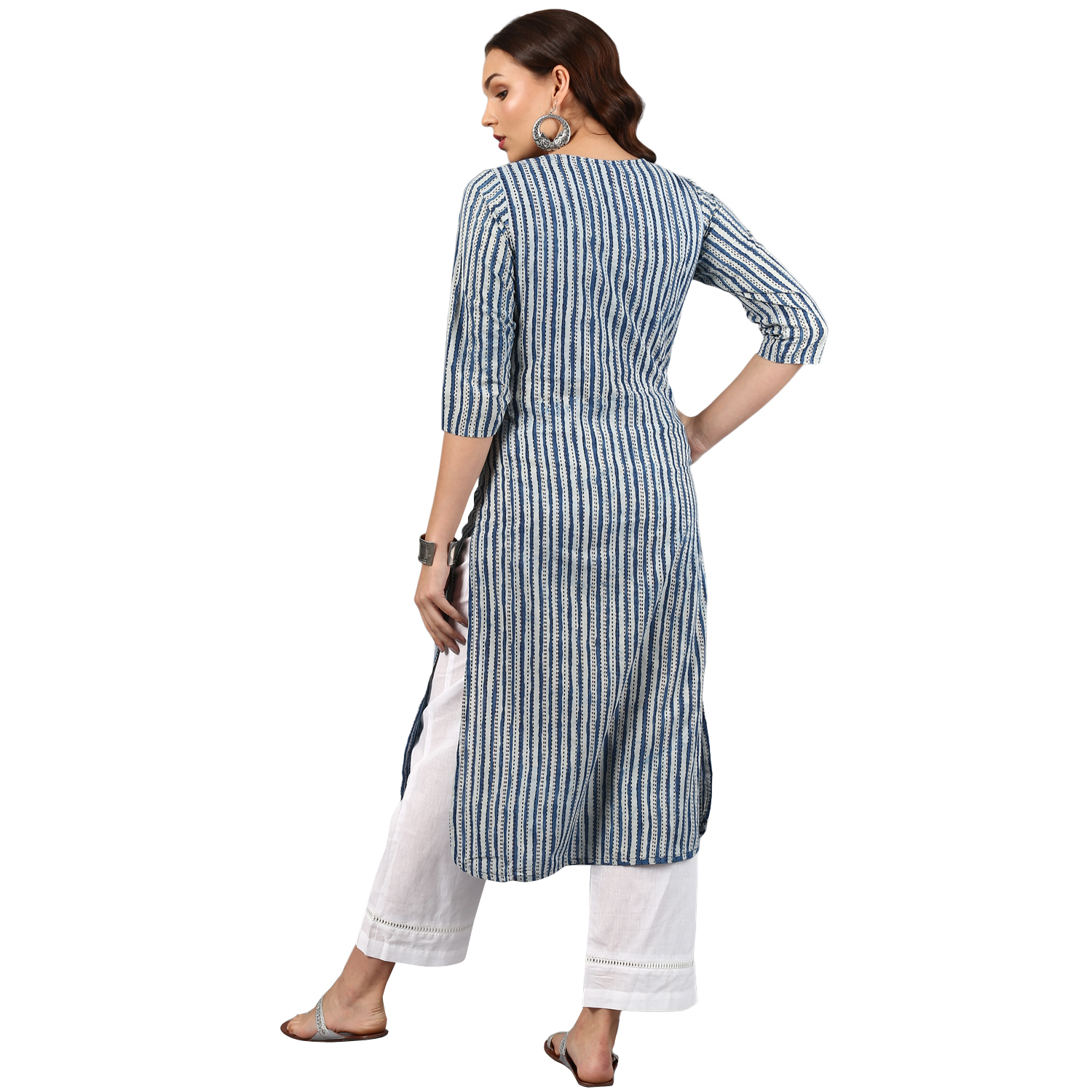 Ladies Cotton Kurta With Pant