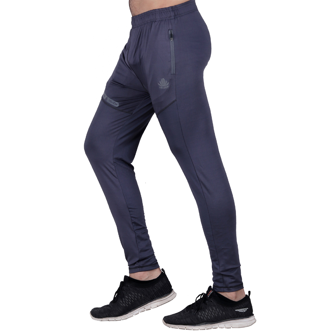 Grey Abloom Trackpant For Mens - 100% Stretchable