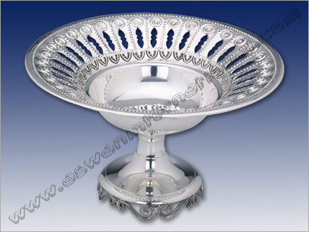 Round Bowl Mesh & Embossed Work