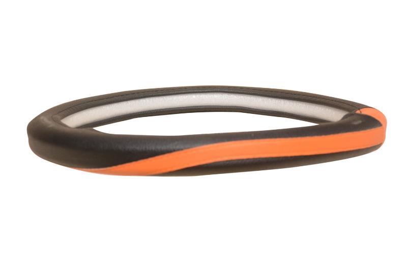 Quanto_black & Orange Steering Cover