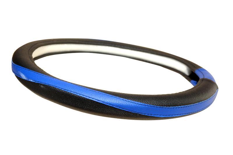 Quanto_black & Orange Steering Cover