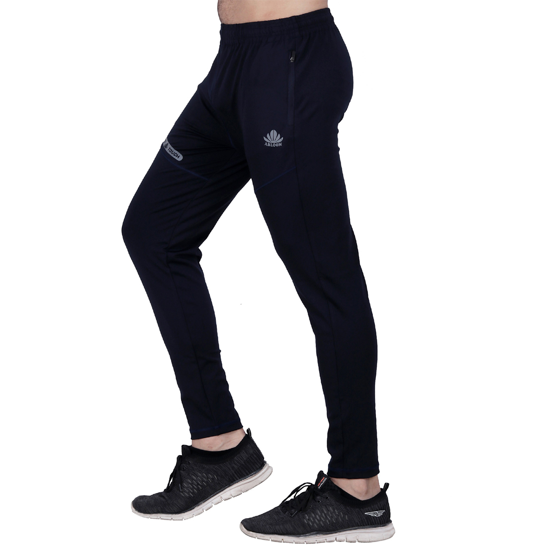 Navy Abloom Trackpant For Mens - 100% Stretchable