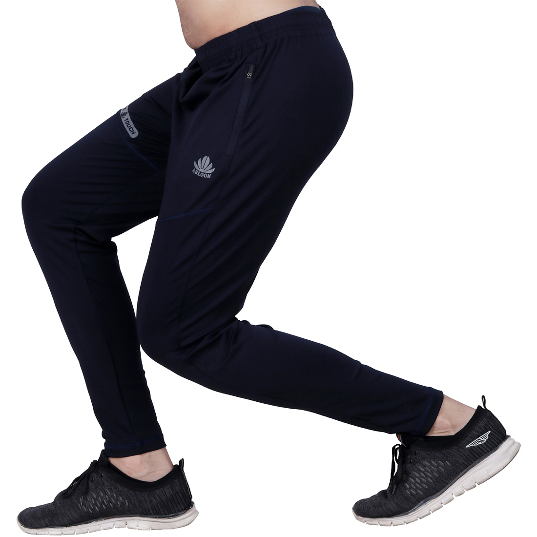 Navy Abloom Trackpant For Mens - 100% Stretchable