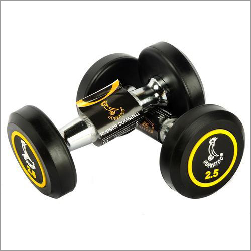 Bull Rage 2.5 Kg Rubber Dumbbell Application: Tone Up Muscle