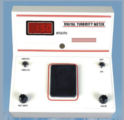 Digital Turbidity Meter - 30 mm Clear Glass Tube, Easy to Use | Any Wear, 20 kg Machine Weight 