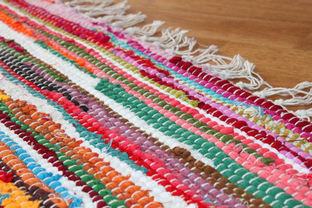 Water Absorbency Multi Chindi Rag Rug