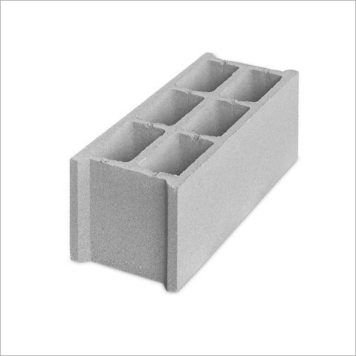 Concrete Hollow Block - 8" x 8" x 16", Gray, 20 lbs | High Compressive Strength, 6 Holes, Superior Heat and Sound Insulation