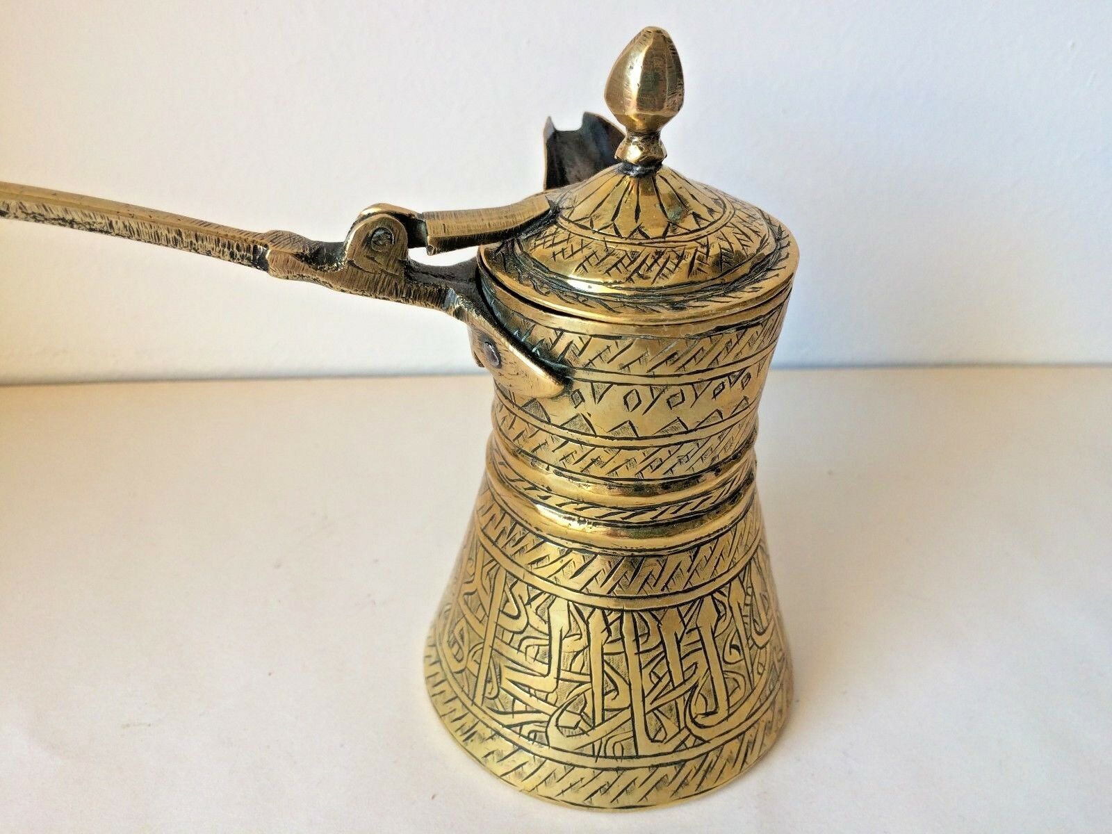 Silvber Brass Arabic Dallah Coffee Pot